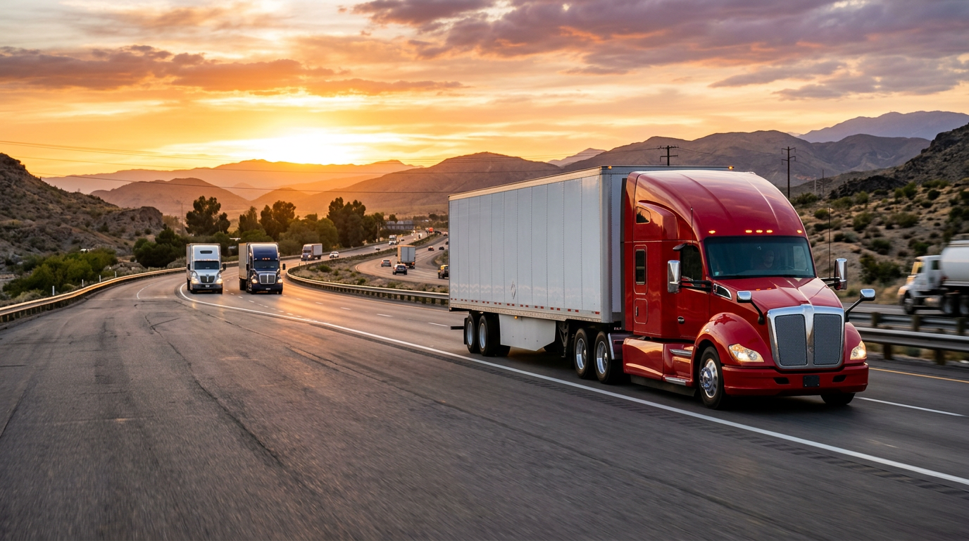 Imbatruck Company LLC marketplace for trucks, trailers, parts and freight services in the USA